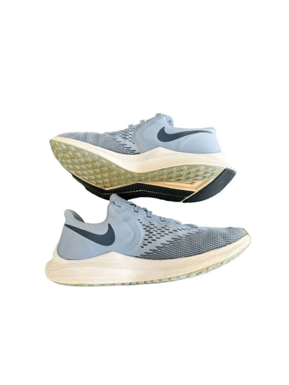 Nike Air Zoom Winflo 6 Indigo Fog Monsoon Blue Mesh Athletic Shoes 9.5